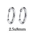 thumbnail image 1 of Pendientes de personalidad, pendientes de moda, pendientes pequeños de joyería de acero inoxidable para hombre, ideales para hombres y mujeres., 1 of 6