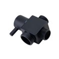 thumbnail image 4 of yotijay Shower Diverter Shower Arm Diverter Valve Easy to Install Replacement T Adapter Black, 4 of 9