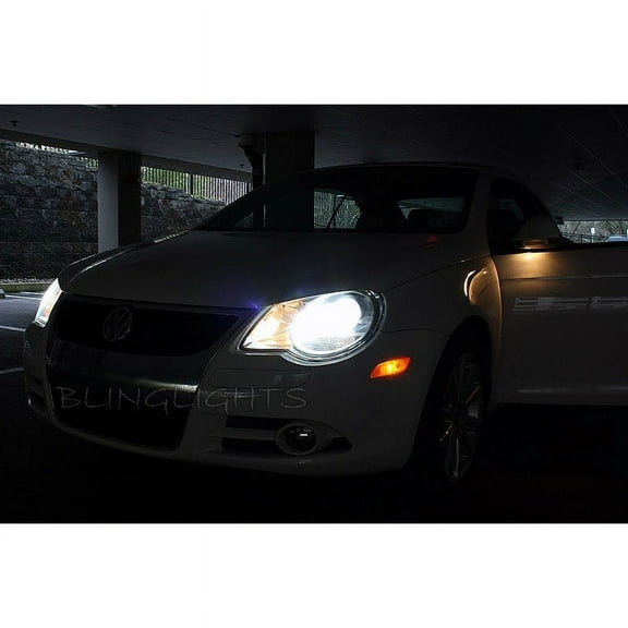 For The VW Volkswagen EOS HID Simulated Head Light Bulbs Lamp Set Replacement Upgrade pair