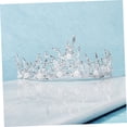 thumbnail image 4 of IBASETOY Vintage Bridal Crowns Wedding Headbands for Bride Silver Alloy Headdress 1Pcs, 4 of 7