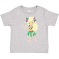 thumbnail image 3 of Inktastic Blonde Hula Girl Girls Toddler T-Shirt, 3 of 5