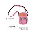 thumbnail image 2 of Bolso Bandolera Con Forma Hombro Creativo Hobo Elegante PU () Rosa, 2 of 2
