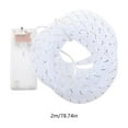 thumbnail image 3 of CuiLiyq Christmas Decorative Light Strips, 6.56 Ft LED Light Strips for Christmas Tree Decoration, For Home Holiday Wedding Party Decoration (White), 3 of 7