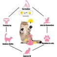 thumbnail image 3 of Juguetes para gatos de interior, molino de viento, juguete interactivo para gatos con plato giratorio, palo de plumas para burlarse, base de ventosa, divertidos juguetes de bola de plumas, 3 of 6