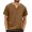 Khaki, variant on Vedolay Summer Tops For Men Men's Relaxed Fit Midweight Short-Sleeve -Neck T-Shirt,Khaki S