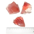 thumbnail image 2 of Uxcell Fire Glass for Fire Pit, 1.97"-3.15" High Luster Reflective Glass Rocks, Pink, 2 of 5