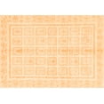 thumbnail image 1 of Ahgly Company Indoor Rectangle Abstract Orange Modern Area Rugs, 7' x 9', 1 of 4