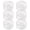 6pcs, variant on Manual Garlic Ginger Mincer Transparent Kitchen Tool, Multi-Function Herb Chopper Crusher, Compact Easy Clean Mincing Gadget