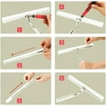 thumbnail image 3 of EcoNesxp 2 Pieces Replacement Silicone Rubber Scraper YAHENLI Inch, 3 of 4