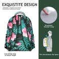 thumbnail image 5 of Back to School Backpack: Hawaii Tropical Wind Palm Leaves Design, Durable Lightweight Laptop Daypack, Large Capacity, Perfect Gift for High School, College Students for Campus Commute, 5 of 6