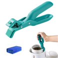 thumbnail image 2 of Migroa Hot Plate Gripper with Non-Slip Silicone Handle, Heat Resistant Bowl Gripper for Microwave and Oven Safe Dishes, Easy to Clean, 7.9X2In (1Set) Green, 2 of 7