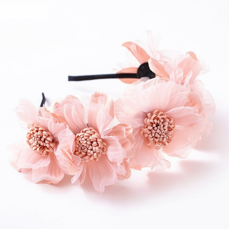  LALAFINA 1PC hair ties for kids prom crowns girls headband  sunflower headband girls flower headband head bands for womens hair  headgear hair accessories wreath artificial bridesmaid flower : Beauty 