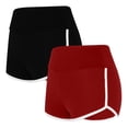 thumbnail image 1 of Timegard 2pc Shorts for Women Casual Workout Running Shorts Fitting Comfy Athletic Summer Solid Color, 1 of 7