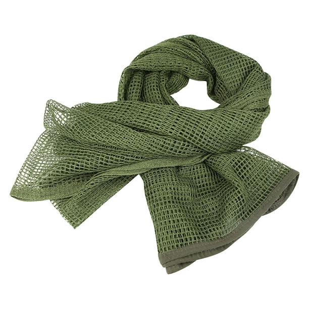 Bufandas militares de camuflaje para hombres, toalla de red del desierto árabe, bufanda de tela de red KeffIyeh, chal Fridja nalpqowj2591