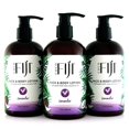 thumbnail image 1 of Loción facial y corporal Coco Fiji con aceite de coco | Loción para Piel Seca | Crema facial hidratante y loción de masaje para mujeres y hombres | Lavanda 12 oz Paquete de 3, 1 of 1