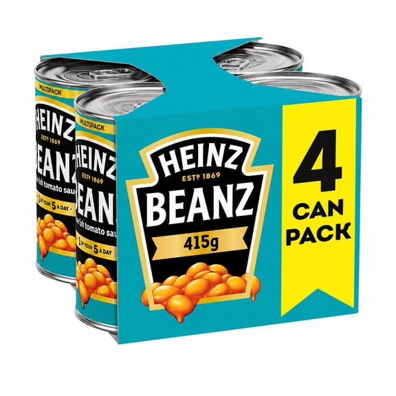 Heinz Baked Beans 415g, 4 Pack (England)