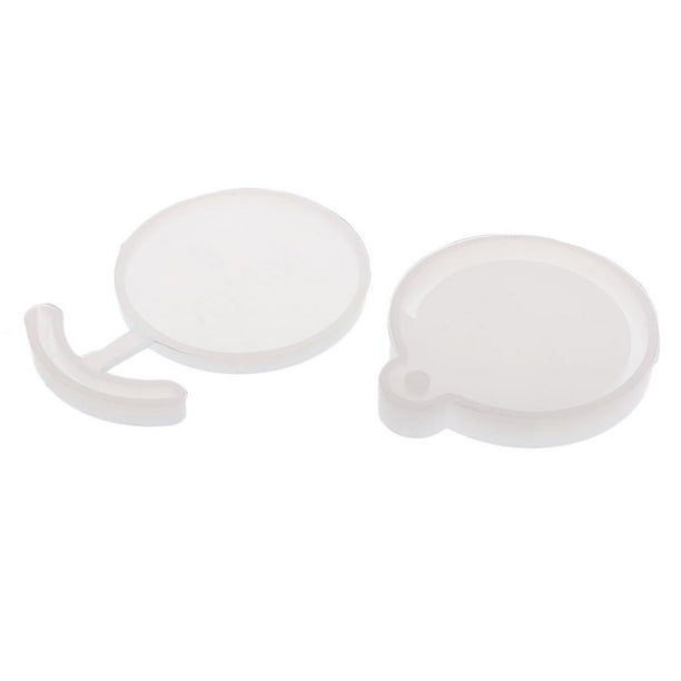Moldes de resina de silicona epoxi transparente, herramientas para joyería DIY, estuches para tarjetas