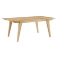 thumbnail image 1 of Table Basse Minimaliste en Bois Massif de 43 Po - Chêne Anglais, 1 of 6