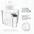thumbnail image 5 of Lot de 4 Pots Deluxe 24oz et Couvercles Étanches pour Ninja Creami (Séries NC500/NC501) – Sans BPA, Lavables au Lave-vaisselle, 5 of 5