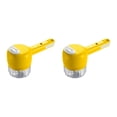 thumbnail image 2 of Inteprter 4 en 1 eléctrico Wirelsss ajo barro triturador Chopper de alimentos mezclador de presión procesador de verduras picadora de carne Amarillo 2Conjunto, 2 of 6