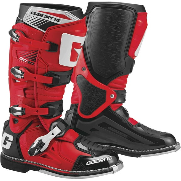 Gaerne SG-10 Mens MX Offroad Boots Red/Black 10 USA