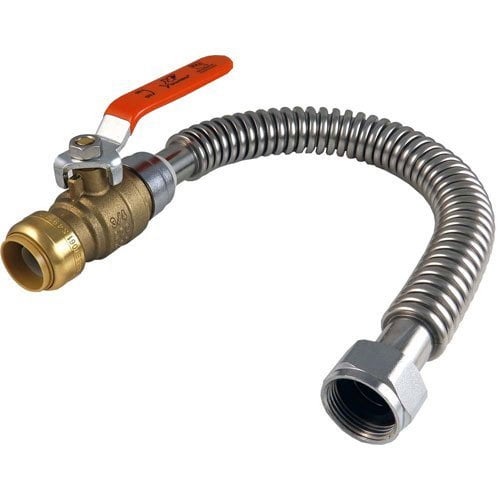 sharkbite/cash acme sharkbite heater connector, flexible water hose
