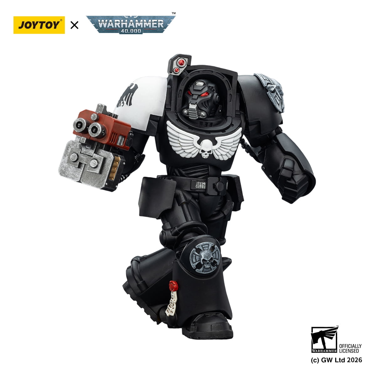 [IN STOCK] JOYTOY Warhammer 40K 1/18 Action Figures Raven Guard Terminator 2 with Power Fist and Storm Bolter