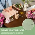 thumbnail image 4 of Uxcell Flower Gift Wrapping Paper, Double Sided Waterproof Bouquet Wrap for Wedding DIY Craft Green, 4 of 7
