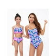 thumbnail image 3 of GYRATEDREAM Mother Daughter Swimwear Family Matching Girls Swimsuit Women Bikini Set, 3 of 16