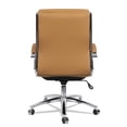 thumbnail image 6 of Alera Neratoli Mid-Back Slim Profile Chair, Camel Soft Leather, Chrome Frame, 6 of 11