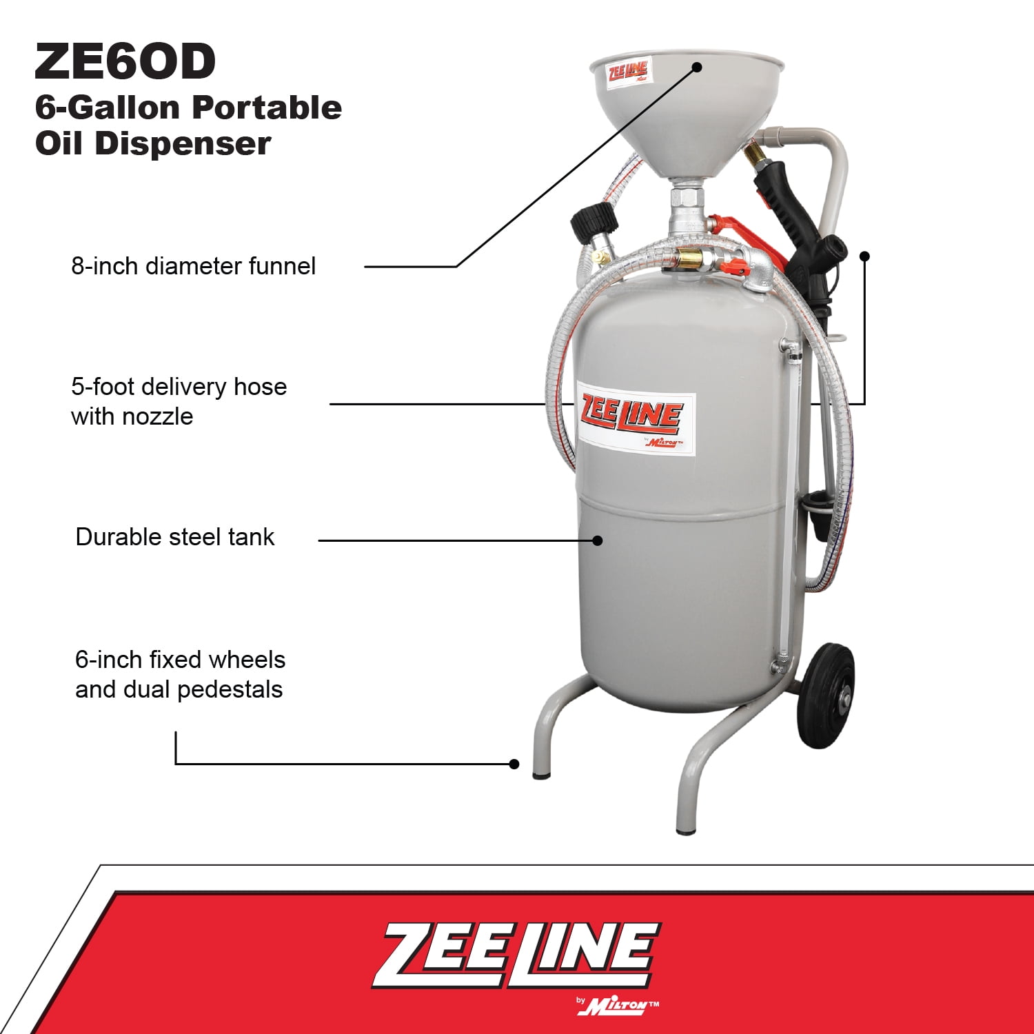Zeeline by Milton ZE327 - Grease Gun Filler For Drums