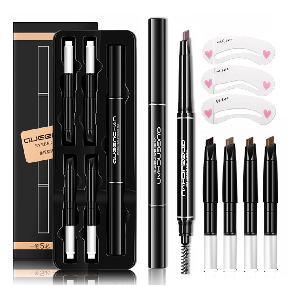 Professional Automatic Eyebrow Pencil Eye Brow Pen with 4pcs