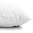 thumbnail image 3 of Throw Pillow Inserts, Set of 4 Lightweight Down Alternative Polyester Pillow, Couch Cushion, Sham Stuffer, Machine Washable. (White, 16x16), 3 of 8
