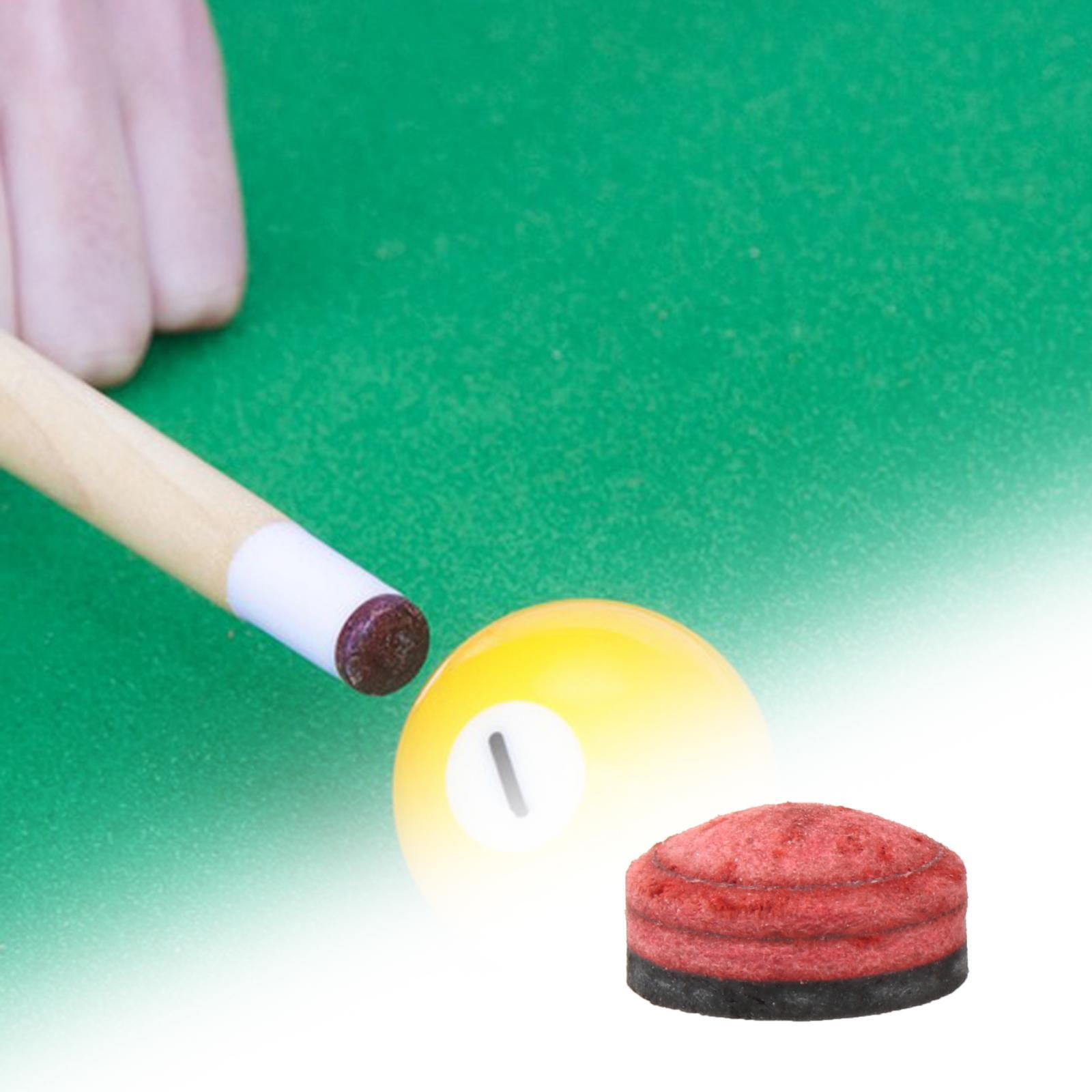 PATIKIL Pool Cue Tips - 2 Pack, 12mm Medium Hardness, Laminated Glue-On Replacement Tips