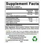 3 Pack Best Naturals DIM Complex 100 mg 60 Capsules