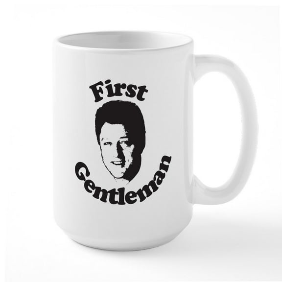 CafePress - First Gentleman Large Mug - 15 oz Ceramic Large White Novelty Mug