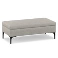 thumbnail image 3 of Simpli Home Rebecca 48W Rectangular Storage Ottoman, 3 of 13