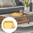 thumbnail image 4 of KAJNBN 1Set Decorative Snack Dish Aluminium Alloy Small Serving Tray For Leisure Time And Dinner 5.50X5.50 In, 4 of 8
