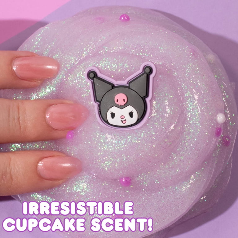 Hello Kitty Kuromi SLIMYGLOOP Jar 8 oz Purple White Cake Scented
