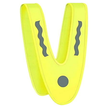 

XZZjjl Sports Lightweight High Visibility Vest Children S V-Shape Collar Reflective Vest