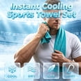 thumbnail image 7 of 40"X12" Cooling Towels, Yghoky Quick Dry Sports Towels, Soft Portable Reusable Towel For Yoga Running Camping Outdoor Activities, 7 of 7