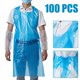 thumbnail image 2 of Muyoka 100 delantales desechables de plástico azul para cocinar, pintar y más, empaquetados individualmente, polietileno resistente al agua de 1 mil, 108 x 76 cm. Muyoka Hogar, 2 of 7