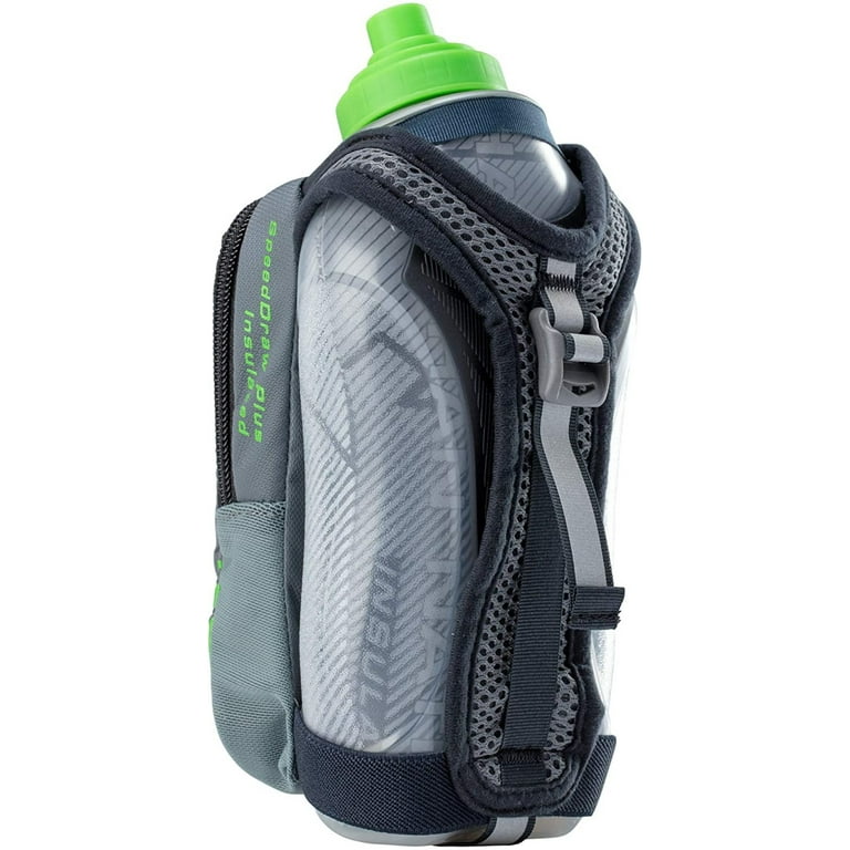 TaliaPosy SpeedDraw Plus Insulated Flask, Handheld Running Water Bottle.  Grip Free for Runners, Hiking etc. 