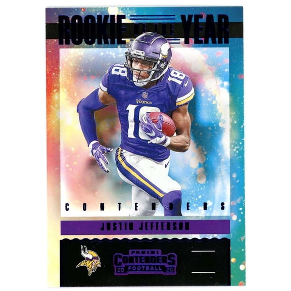 NFL 2020 Panini Contenders Blue Justin Jefferson RY-JUJ [Rookie of The Year]