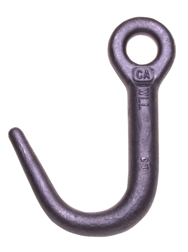 Campbell CamAlloy "J" Hook, 2,250 lb Load Limit, Alloy Steel
