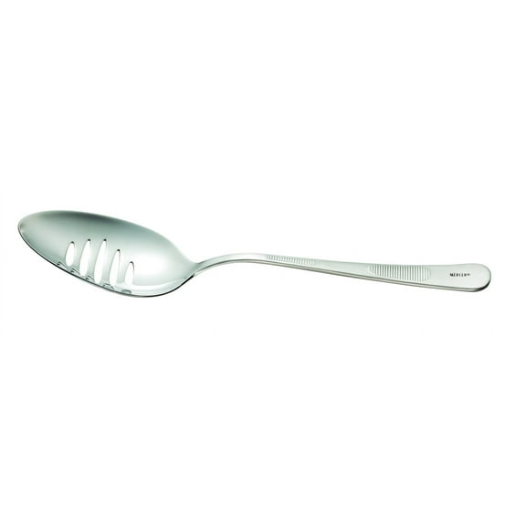 Mercer Culinary 9" Stainless Steel Plating Slotted Spoon
