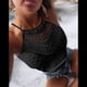 thumbnail image 3 of Camiseta de Tirantes de para Mujer, Sin Mangas, de Verano, Transpirable, Elegante, Informal, Ideal para Vacaciones en Climas Cálidos Negro M, 3 of 5