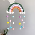 thumbnail image 6 of Rainbow Wall Decor Wall Hanging Girl Room Boho Small Tapestry Kids Nursery Decoration, Woven Decorative Rainbow with Tassel,Cute Soft Cotton Chic Newborn Birthday Gift, 6 of 8