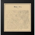 thumbnail image 2 of Beaumont 15x15 Black Modern Framed Museum Art Print Titled - Frio County Texas - Beaumont 1893, 2 of 5