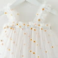 thumbnail image 4 of Fsqjgq Baby Girl Clothes Baby Girl Spring Outfits Summer 36 Months Girls Clothes Beige Toddler Girls Sleeveless Embroider Tulle Holiday Dress Dance Party Princess Floral Dresses Clothes 90, 4 of 5